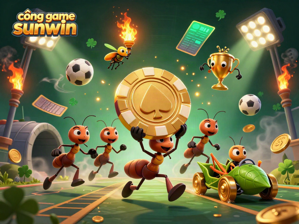Experience thrilling adventures at cổng game sunwin with a vibrant heist by clever ants.